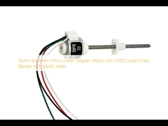 15 mm Durchmesser Micro Linear Stepper Motor mit 5VDC Lead Screw Bipolar mit Kunststoffschieber