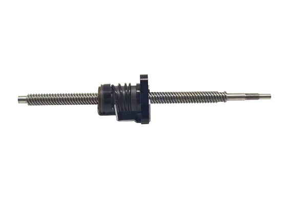 Trapezoidal Screw 6.35mm Diameter With Anti Backlash Nut Hybrid Stepping Motor