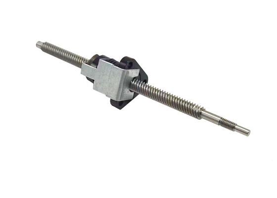 Trapezoidal Screw 6.35mm Diameter With Anti Backlash Nut Hybrid Stepping Motor