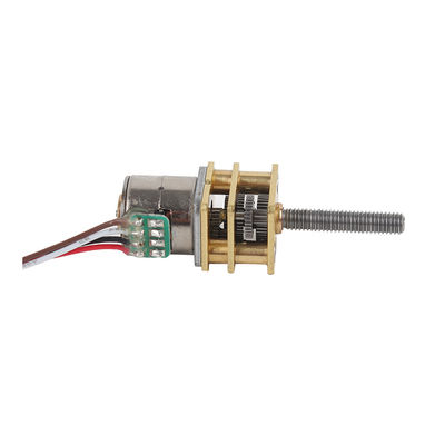 10mm Mini Gear Motor with 150 mA Current 3.3V~12V Voltage and 40Ω±7% Resistance 2 Phase Stepper Motor