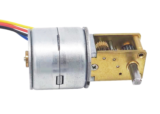 Ausgangswelle kundenspezifischer 20mm-Schrittmotor und Wurmgetriebe