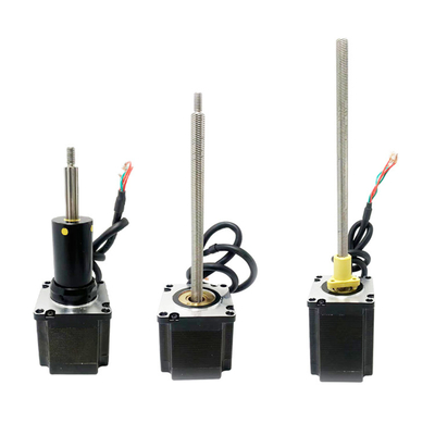 Hybrider Schrittmotor NEMA 23 (57mm), zweipolig, 4 Führung, GIPFEL-Leitspindel, lärmarmes, langes Leben, Hochleistung.