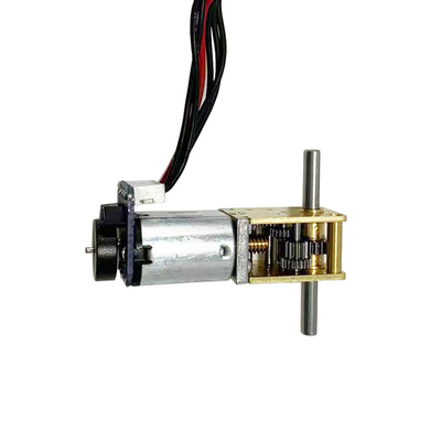 12 V Brush DC Getriebe Motor mit Wurmgetriebe für elektrische Türschlösser