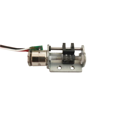 2 Phasen 8 mm Durchmesser 18 Grad Schrittwinkel Mikroschleuder Linear-Schrittmotor mit Halterung