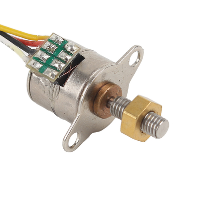 10mm 5V 2-Phasen-Schrittmotor mit M3-Schraube und Kupfermuttern