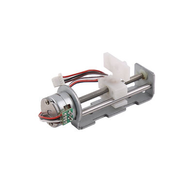 6V slider stepper motor 15mm diameter mini linear stepper motor with POM slider nut