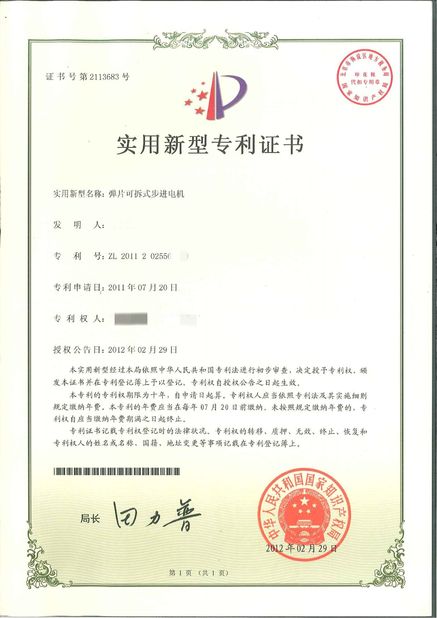 China Changzhou Vic-Tech Motor Technology Co., Ltd. zertifizierungen